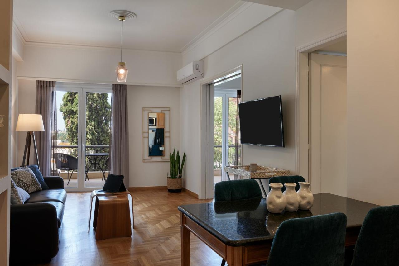 Chic One Bd Apartment With Hilton View أثينا المظهر الخارجي الصورة